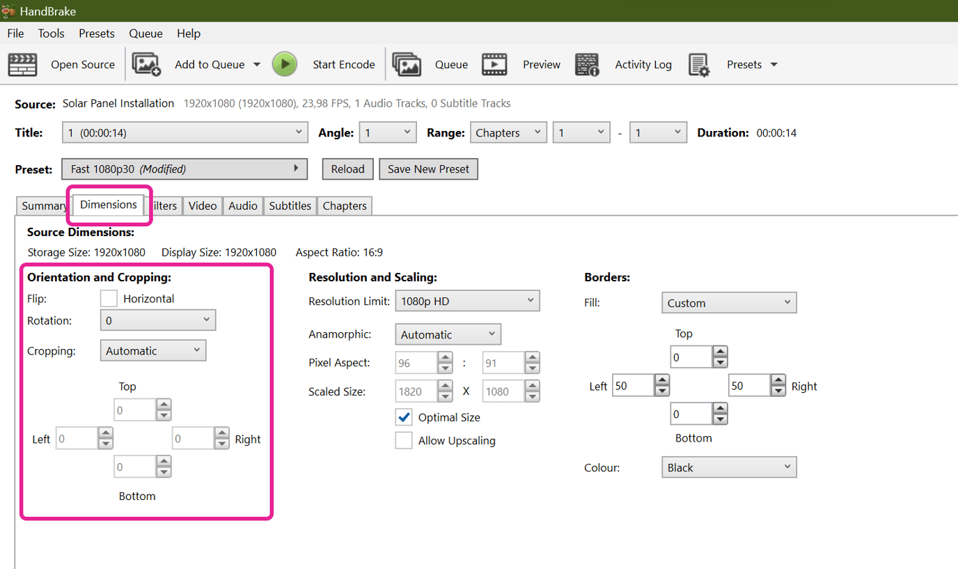 Video Optimization HandBrake